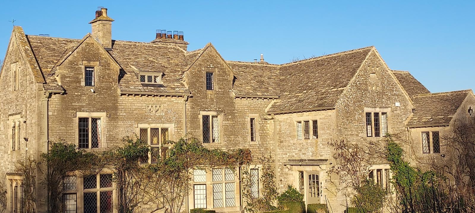 Cotswold stone manor house exterior